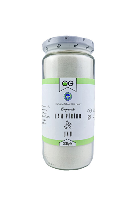 OG natural Organik Tam Pirinç Unu 300 gr