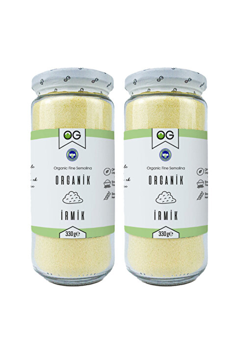 OG natural 2'li Organik İrmik 330 Gr