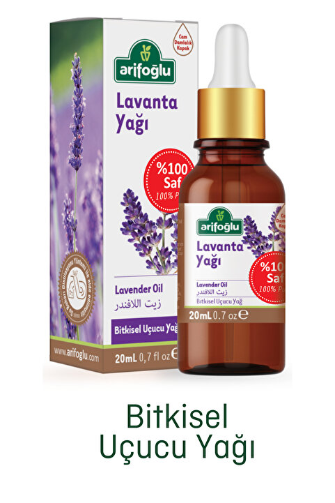 Arifoğlu Lavanta Yağı 20ml %100 Saf Ve Doğal Lavender Oil