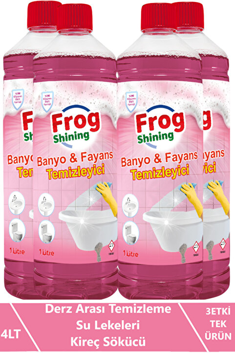 Frog Shining Derz Ve Su Lekesi Temizleyici Çam Kokulu 1ltx4adet