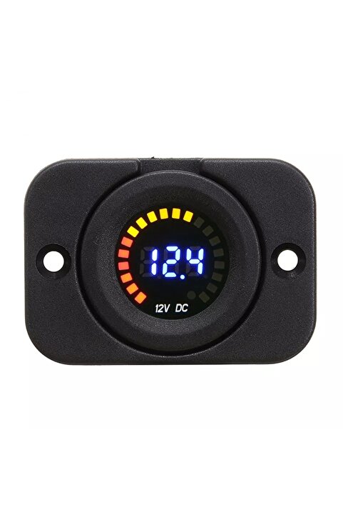 Genel Markalar PANO TİP ARAÇ İÇİ VOLT GÖSTEREN DİJİTAL VOLTMETRE 12V DC