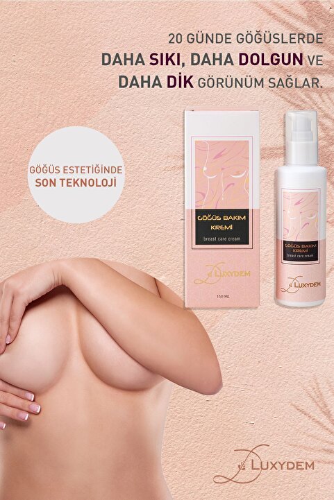 Luxydem Göğüs Dolgunlaştırıcı, Sıkılaştırıcı Ve Sarkıklık Giderici Bakım Kremi