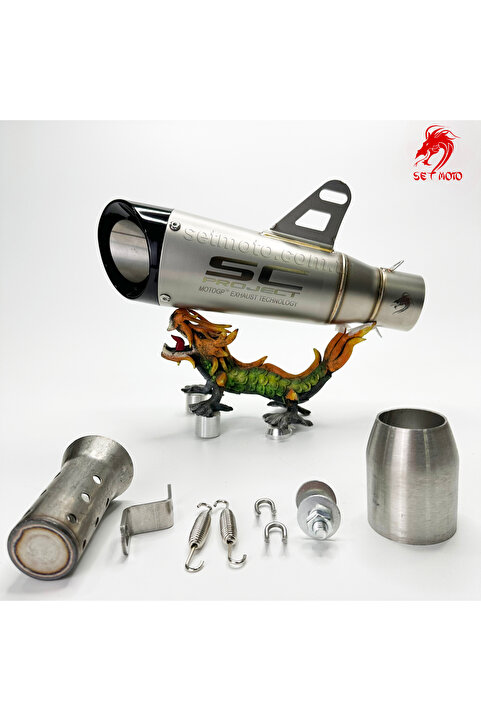 setmoto Efsane Project Sc - Elyaflı - Susturucu - 30cm