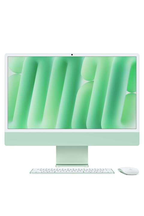 Apple iMac 24 inç Retina 4.5K M4 çip 10 çekirdekli CPU ve 10 çekirdekli GPU 24GB 512GB SSD - Yeşil (MD2Q4T