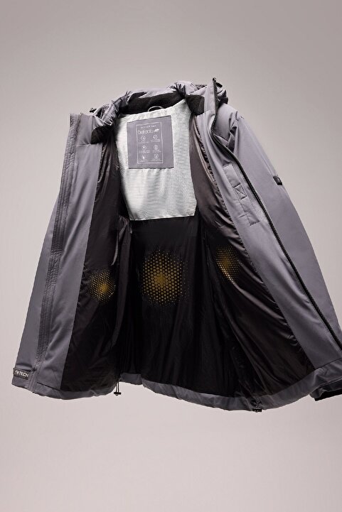 Defacto Fit Usb Isıtıcılı Kayak Montu Su Itici Rüzgar Geçirmez Kapüşonlu Fermuarlı Cepli C7710ax24wn