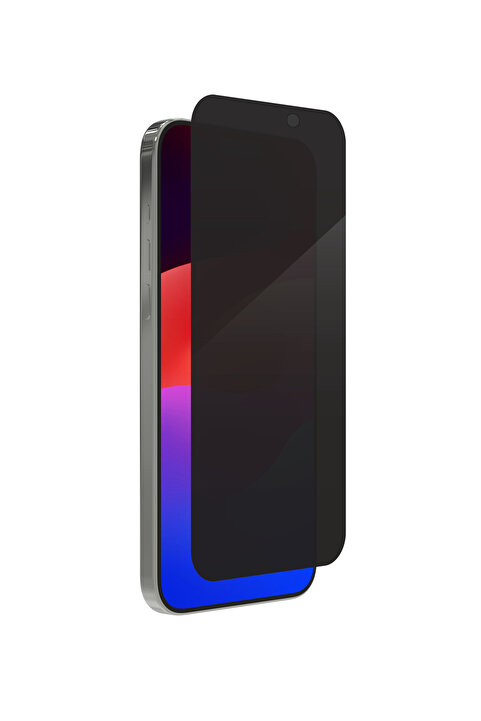 Powerfox iPhone 15 Pro Max Uyumlu Privacy Hayalet Kırılmaz Cam Tam Kaplayan Gizlilikli Ekran Koruyucu 9H