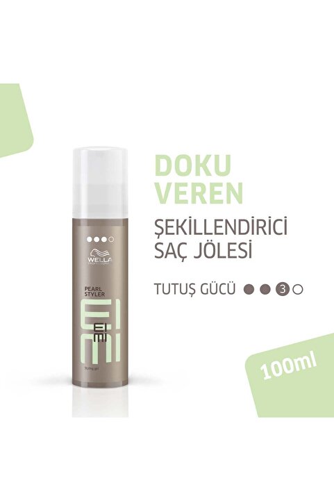 Wella Professionals Eimi Pearl Styling Güçlü Tutuş ve UV Koruması Sağlayan Saç Şekillendirici Jel 100 ML