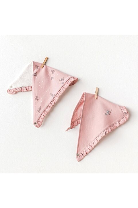 Andy Wawa AC25051 Puppy Gazelle 2'Li Fular Önlük Pink