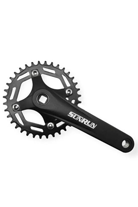 Genel Markalar Heugers Sunrun Wing-211 34T 170mm Tekli Alüminyum Kare Mil Aynakol KIRMIZI