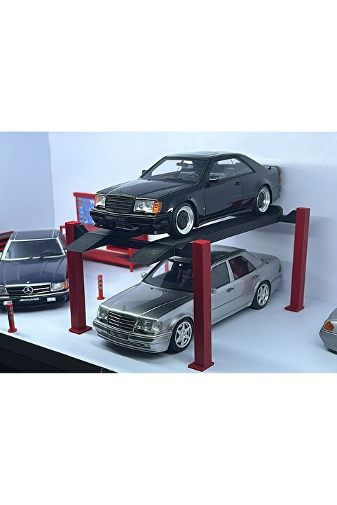 Printecs 1/18 Ölçekli Garaj Dioraması Araç Lifti | Diecast, Diroama, Hobi Garajı, Model Arabalar