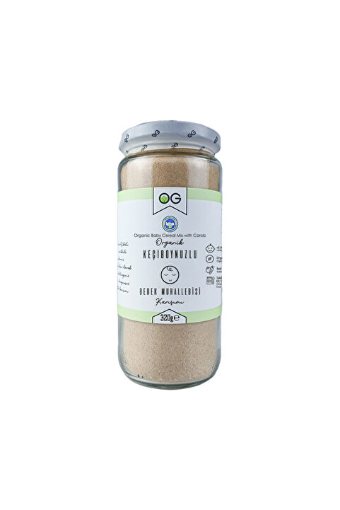 OG natural Organik Keçiboynuzlu Bebek Muhallebisi Karışımı 320 Gr