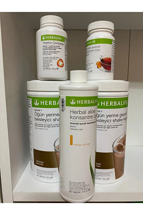 Herbalife 2 CIKOLATALI SHAKE ALOE ÇAY THERMO
