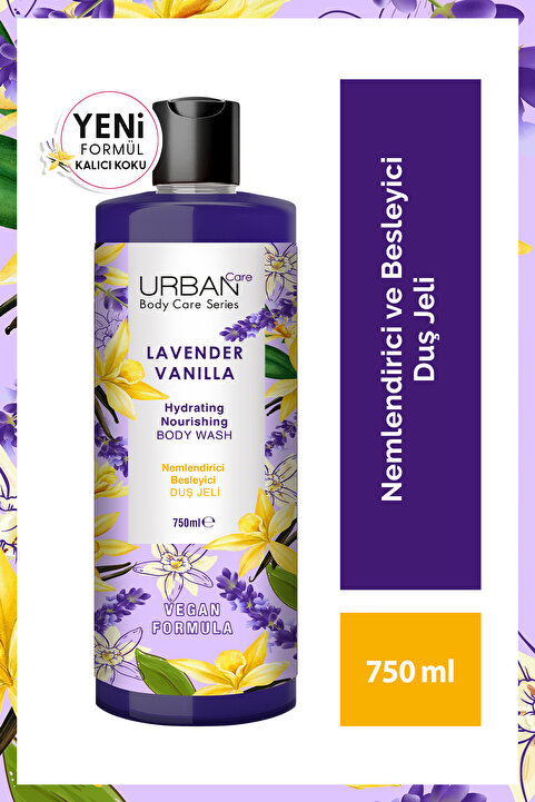 Urban Care Lavender & Vanilla Nemlendirici Besleyici Duş Jeli-750ml-vegan