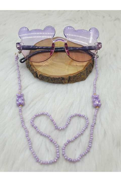 HAPPY HANDMADE ZİNCİRRR....... AYICIK FİGÜRLÜ ÇOCUK GÖZLÜK ZİNCİRİ KIZ GÖZLÜK ASKISI BONCUKLU ÇOCUK GÖZLÜK ZİNCİRİ