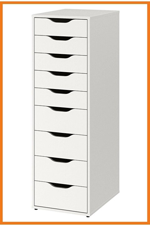 Alony Home Alex Çekmece Ünitesi Keson 36 X 116 Cm Beyaz