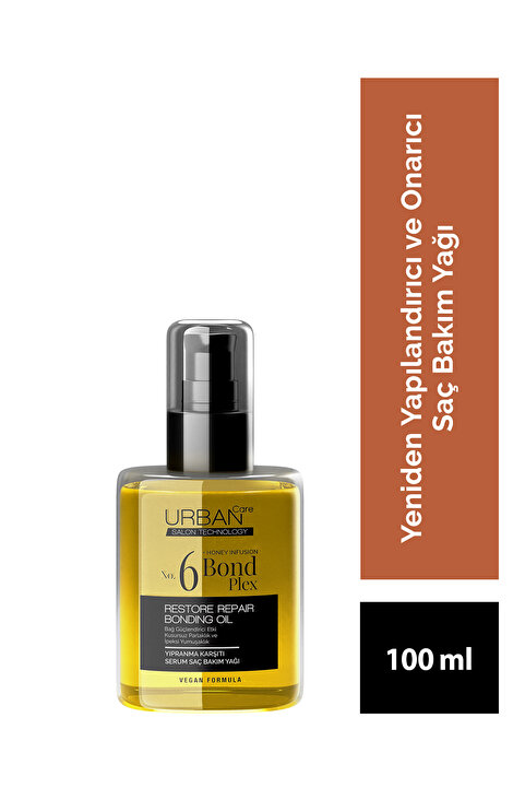 Urban Care No.6 Bond Plex Restore Repair Yıpranma Karşıtı Serum Saç Bakım Yağı 100ml-vegan 8680690707995