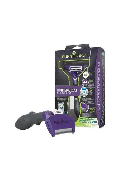 Furminator Kısa Tüylü Kediler Için Tüy Toplayıcı Large T691740