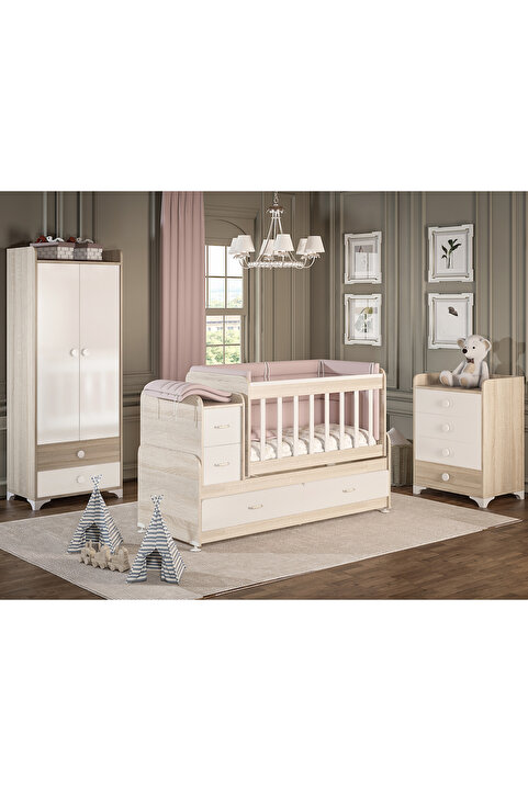 PATİKO SW 703A BÜYÜYEBİLEN BEBEK ODASI TAKIMI SONOMO