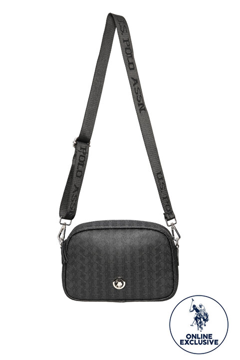 U.S. Polo Assn. Sıyah Kadın Postacı Çantası Us8643 Online Exclusive