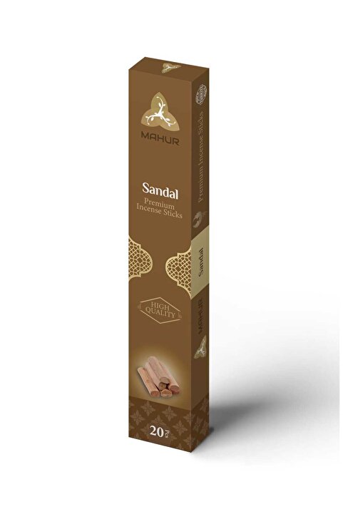 OrdoVeni Sandal Kokulu Çubuk Tütsü | Kalıcı Oda Kokusu | Premium Aromatik Tütsü | Ev, Ofis, Yoga ve Meditasyon İçin