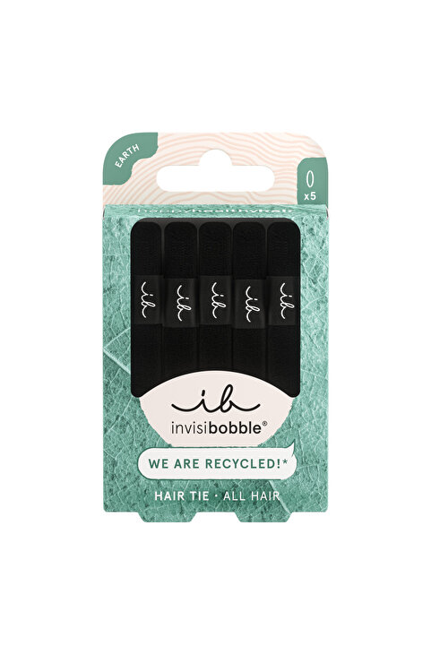 INVISIBOBBLE Hair Tie Siyah Saç Tokası 5 Adet