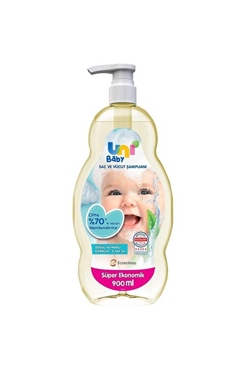 Uni Baby Saç Ve Vücut Şampuanı 900 Ml
