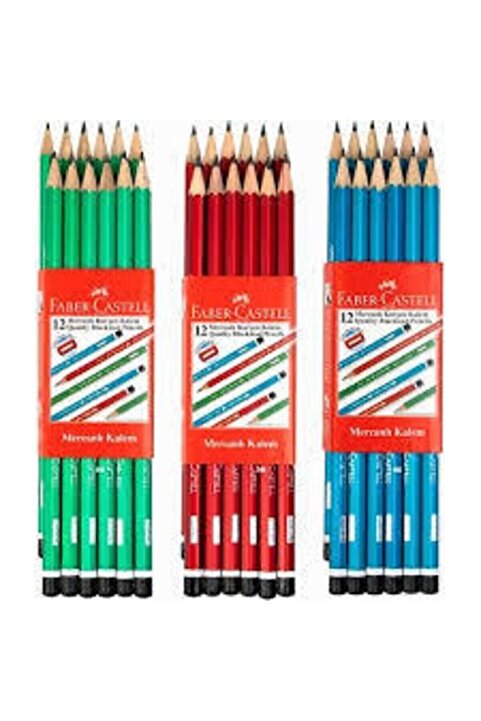 Faber Castell Mercanlı Kurşun Kalem 12'li
