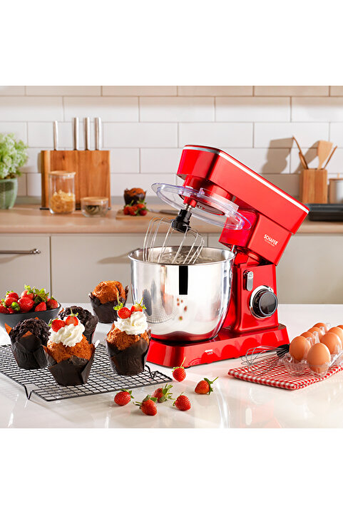 Schafer Schäfer Prochef Gusto Stand Mikser-Kırmızı