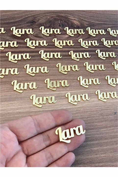 Genel Markalar Tek isim koruma jelatinli Pleksi Isim Etiket 4cm Isimli Gold Gümüş - 25 Adet