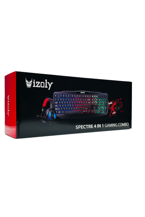 IZOLY İzoly Spectre 4 in 1 Gaming Combo Klavye+Mouse+Kulaklık+Mousepad Seti