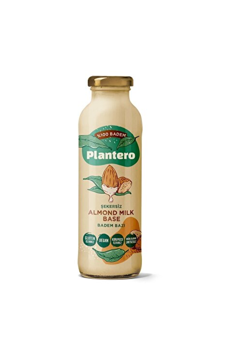 PLANTERO Badem Sütü Bazı Konsantre Bitkisel Süt (250GR, 6 LT SÜT, %100 BADEM)
