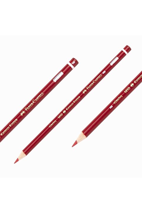 Faber Castell Kırmızı Kopya Kurşun Kalem (3 Adet)
