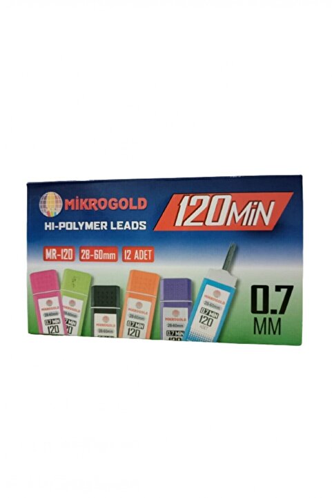 Genel Markalar Mikrogold Kalem Ucu Hı-polymer Leards 0.7 120'li 12 Adet