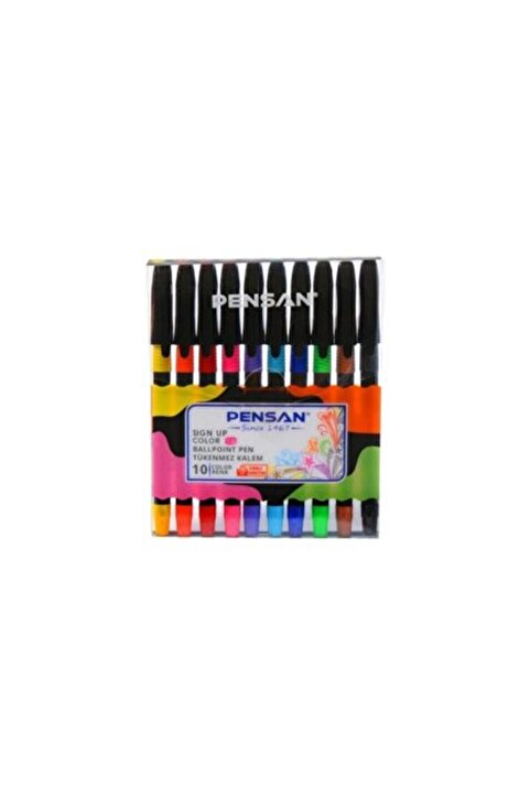 Pensan Sıgn Up Color Tükenmez Kalem 10 Renk