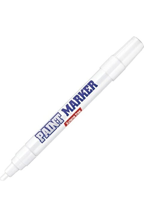 Alteco Beyaz Paint Marker Silinmez Yazı Lastik Metal Kalemi