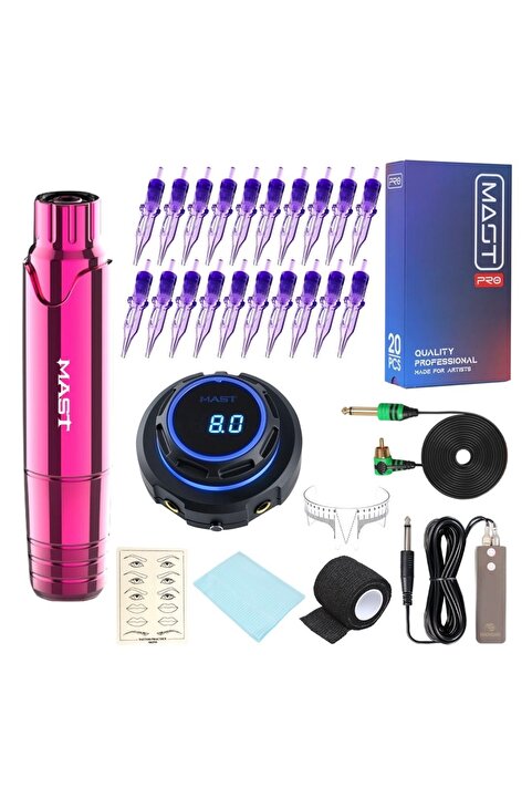 Genel Markalar 1 Set P10 Kalıcı Makyaj Power Supply Cihaz (PINK) Resimde ki Ürünler Gönderilir