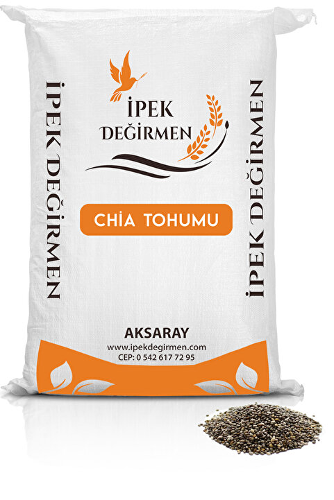 İpek Değirmen 1 Kg Glutensiz Doğal Katkısız Chia Tohumu Vegan Protein