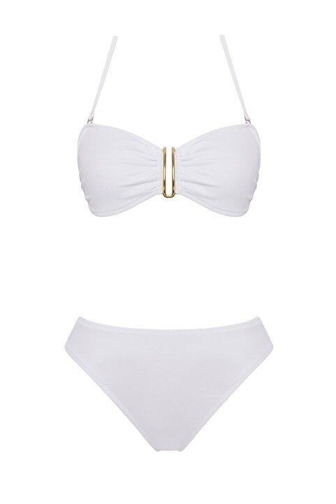 SAILOR moda Aksesuarlı Brezilya Bikini Takım