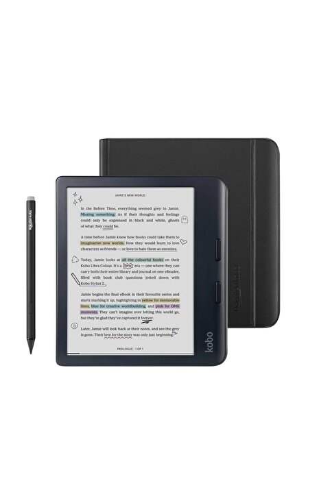 Kobo Libra Colour Notebook Kılıf ve Kalem Paketi
