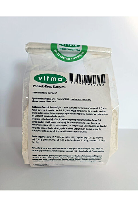 Vitma Pankek - Krep Karışımı 250gr