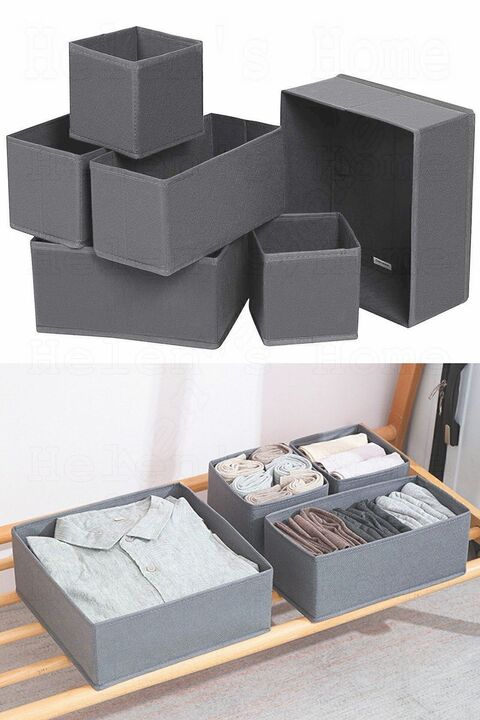 Helen's Home 8'li Çekmece Içi Düzenleyici Organizer Set Antrasit