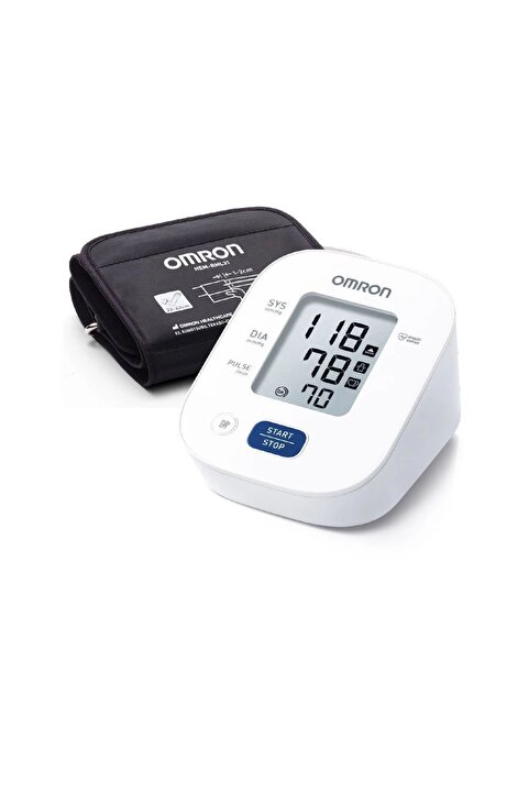 Omron M2+ HEM 7146-E 30 Ölçüm Hafızalı Geniş Manşetli Üst Koldan Ölçer Dijital Tansiyon Aleti TRENDY