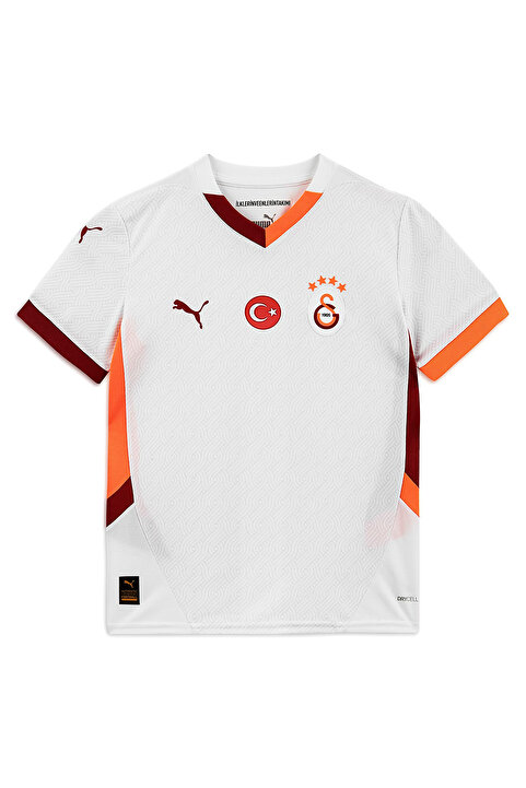 Puma Galatasaray 2024/25 Dış Saha Çocuk Beyaz Futbol Forması 77966002