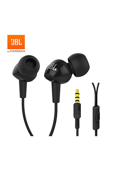 JBL C100SI Mikrofonlu Kulak içi Kulaklık CT IE,Siyah