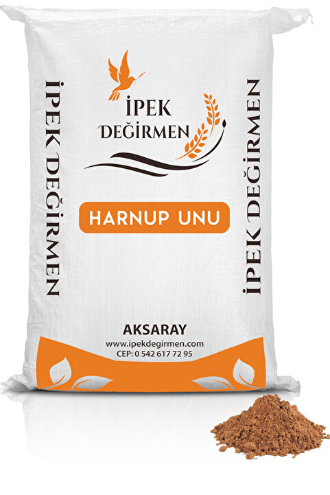 İpek Değirmen 2 Kg Glutensiz Harnup Unu Keçiboynuzu Tozu