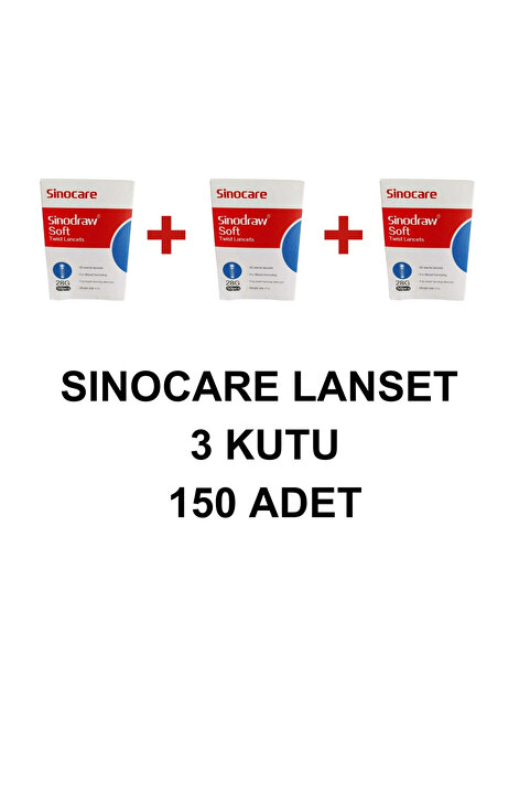 sinocare Lanset 3 Kutu 150 Adet Parmak Delme İğnesi