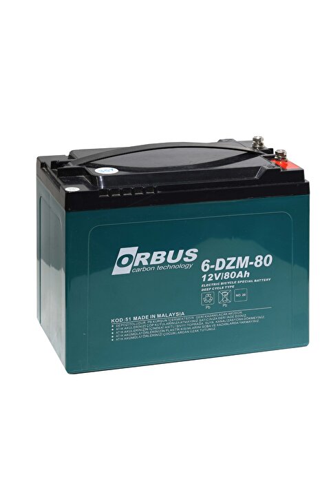 ORBUS 12v 80ah Carbon Jel Akü 2025