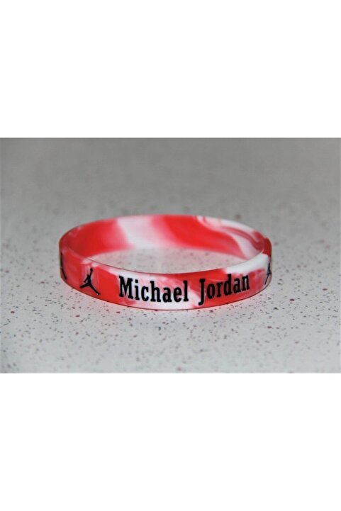 PurpleJam Michael Jordan Kırmızı Beyaz Jumpman Basketbol Nba Bileklik