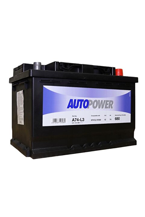 Varta Autopower Akü 74 Amper - 2 Yıl GARANTİ - .Varta Üretimi - Hurda Göndermenize Gerek yok