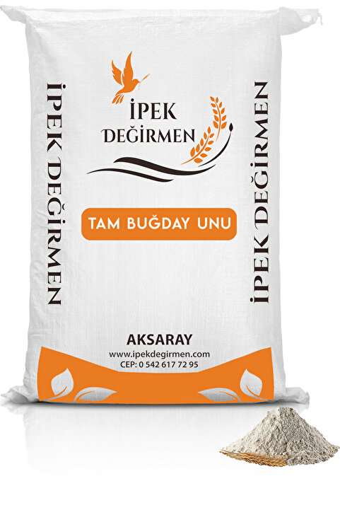 İpek Değirmen 2 Kg Tam Kepekli Tam Buğday Unu Şahman Kırmızı Köy Unu